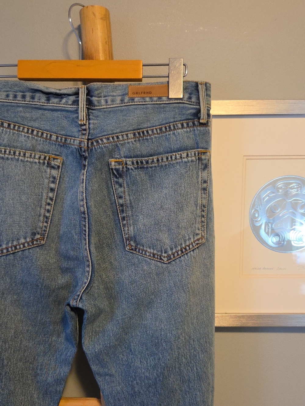 GRLFRND Addison High Rise Split Leg Bootcut Jeans - Picture 5 of 9